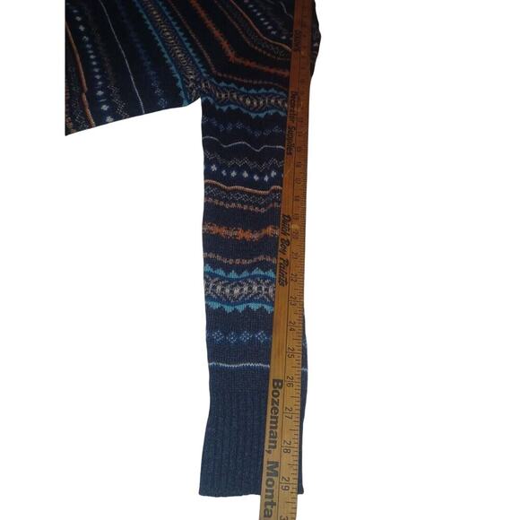 Urban Pipline Sweater Mens Medium Blue Multicolored Striped - Picture 6 of 7